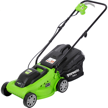 Газонокосилка электрическая Greenworks 1200Вт GLM1232 (33см)